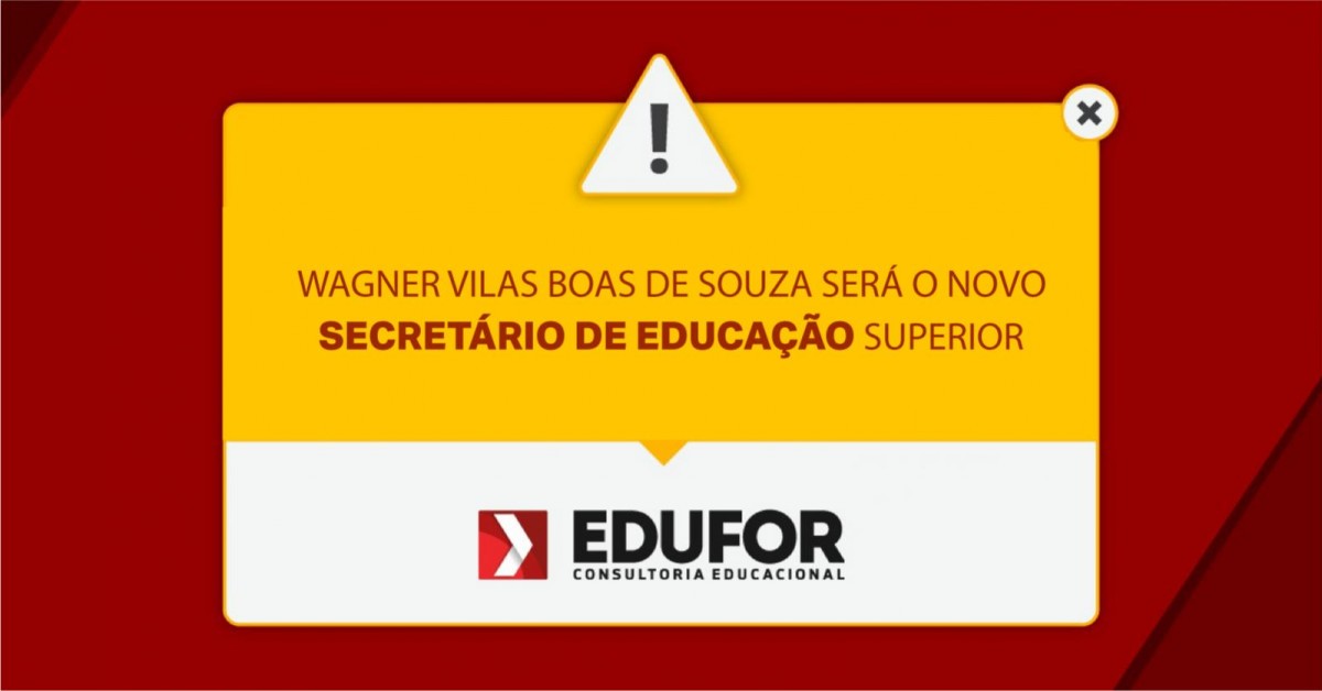 Wagner Vilas Boas de Souza será o novo secretário de Educação Superior